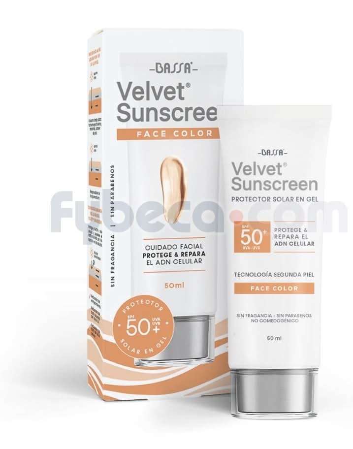 Bassa Velvet Sunscreen Face Color 50 Ml