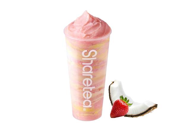 (21) Strawberry Coconut Ice Blended