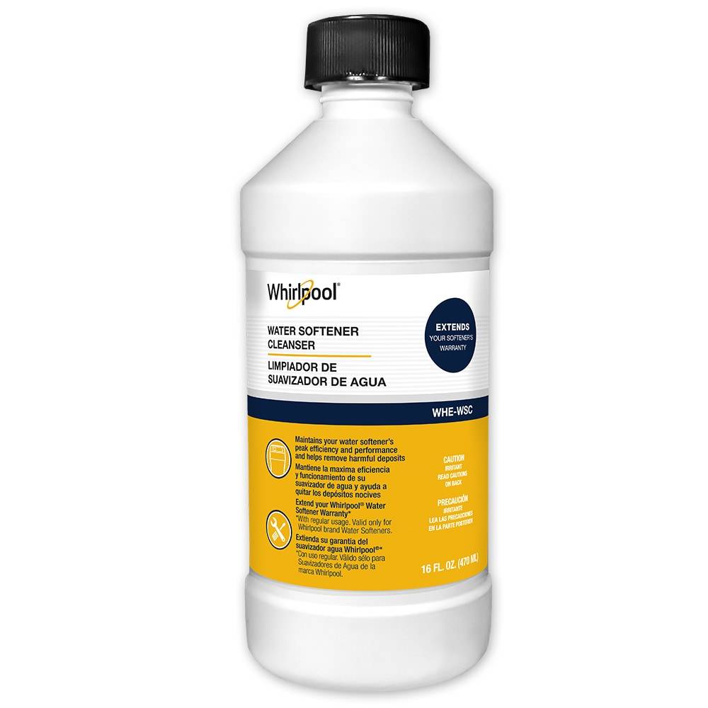 Whirlpool Water Softener Cleanser Formula, White Finish, NSF Safety Listed, Extends Warranty up to 10 Years, 1 Pack | WHE-WSC
