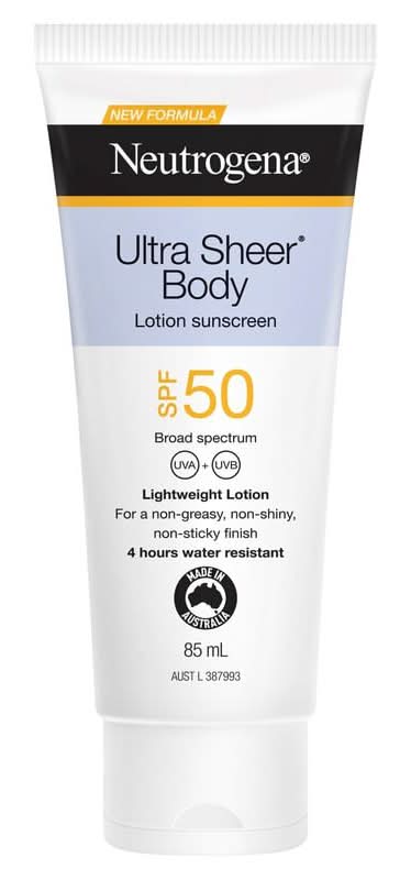 Neutrogena Ultra Sheer Body Lotion SPF50 85ml
