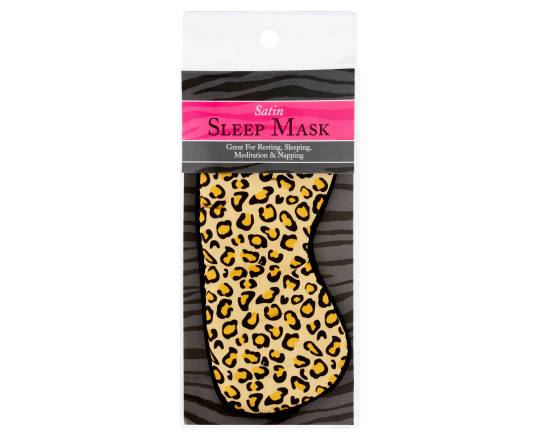 Swissco Animal Print Satin Sleep Mask (1 ct)