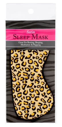 Swissco Animal Print Satin Sleep Mask