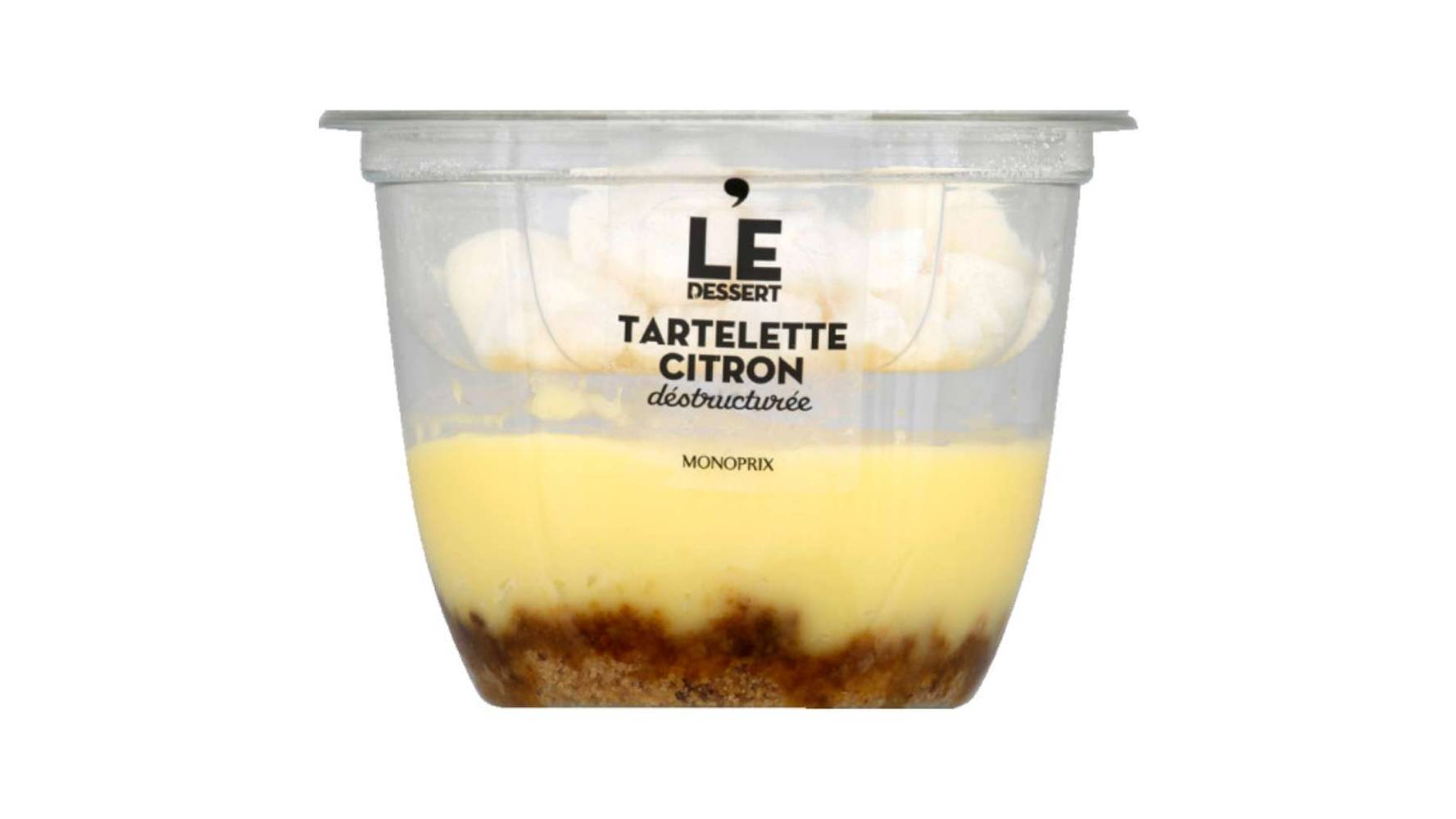 Monoprix - Tartelettes déstructurée le dessert, citron (113g)