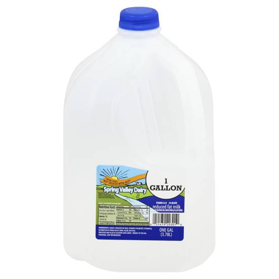Spring Valley Dairy Reduced Fat Milk(3.78 L)