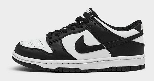 Nike Dunk Low Casual Shoes, Size 6, White-Black