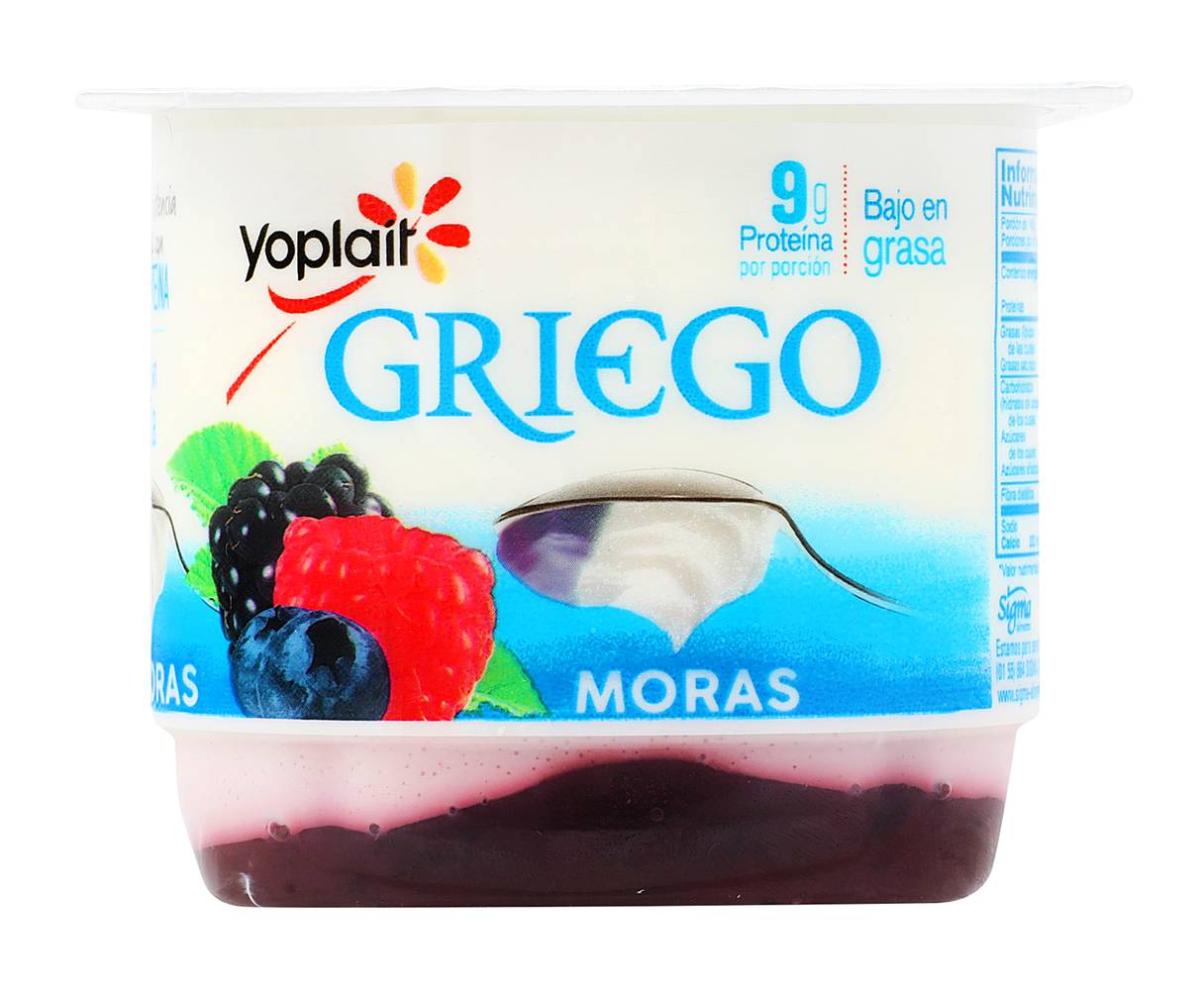 Yoplait · Yogurt estilo griego con moras (145 g)