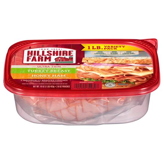 Hillshire Farm Turkey Breast and Honey Ham Slices