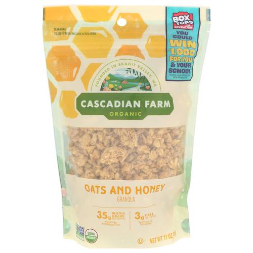 Cascadian Farm Organic Oats And Honey Granola