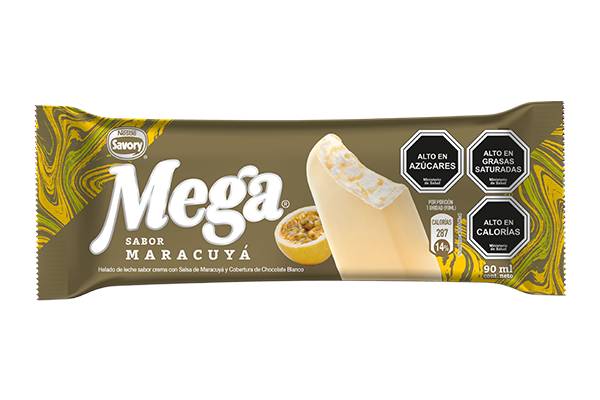 Helado Mega Blanco Maracuya 90 ml