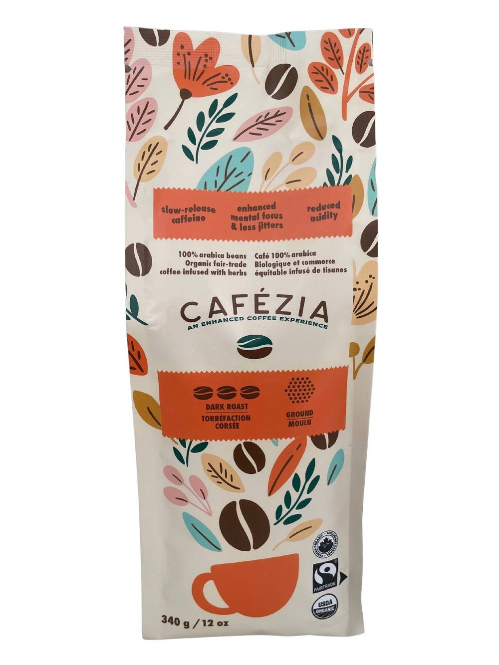 Cafezia Dark Roast Ground Coffee Delivery Near Me Order Online Uber