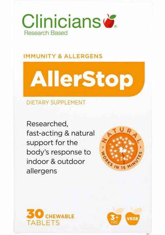 Clinicians AllerStop Tablets 30s