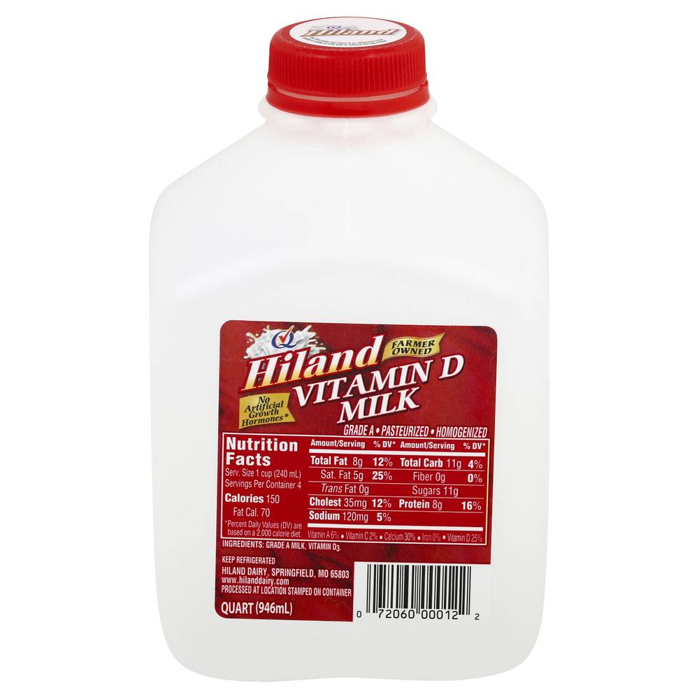 Hiland Vitamin D Milk (946 ml)