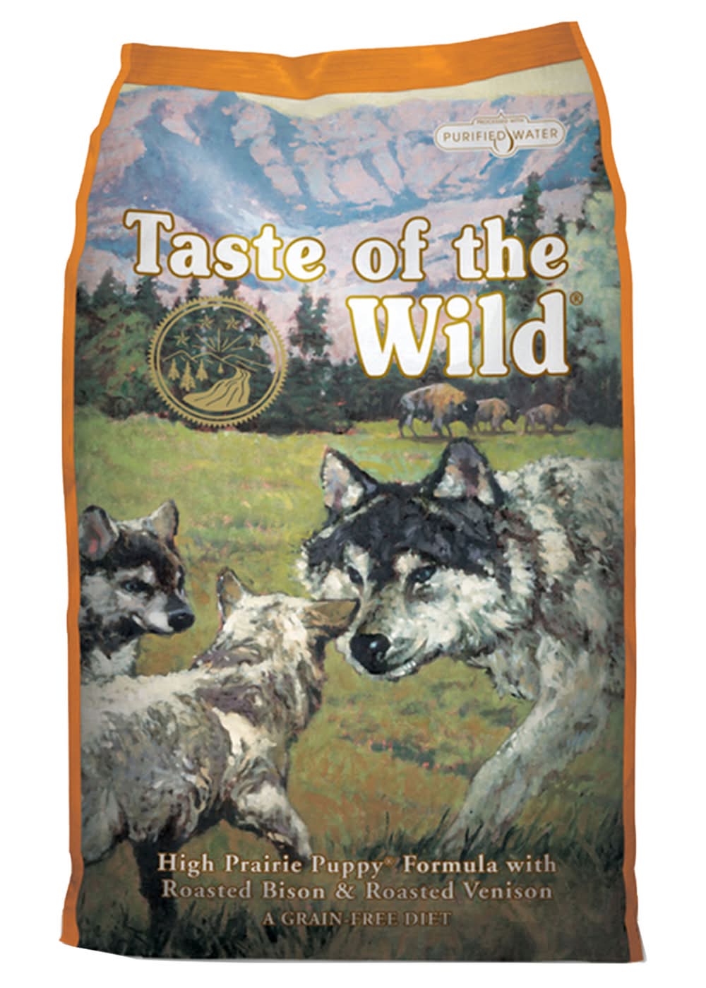 Taste Of The Wild High Prairie Puppy Roasted Bison And Venison Dry Dog Food Grain Free 14 Lb