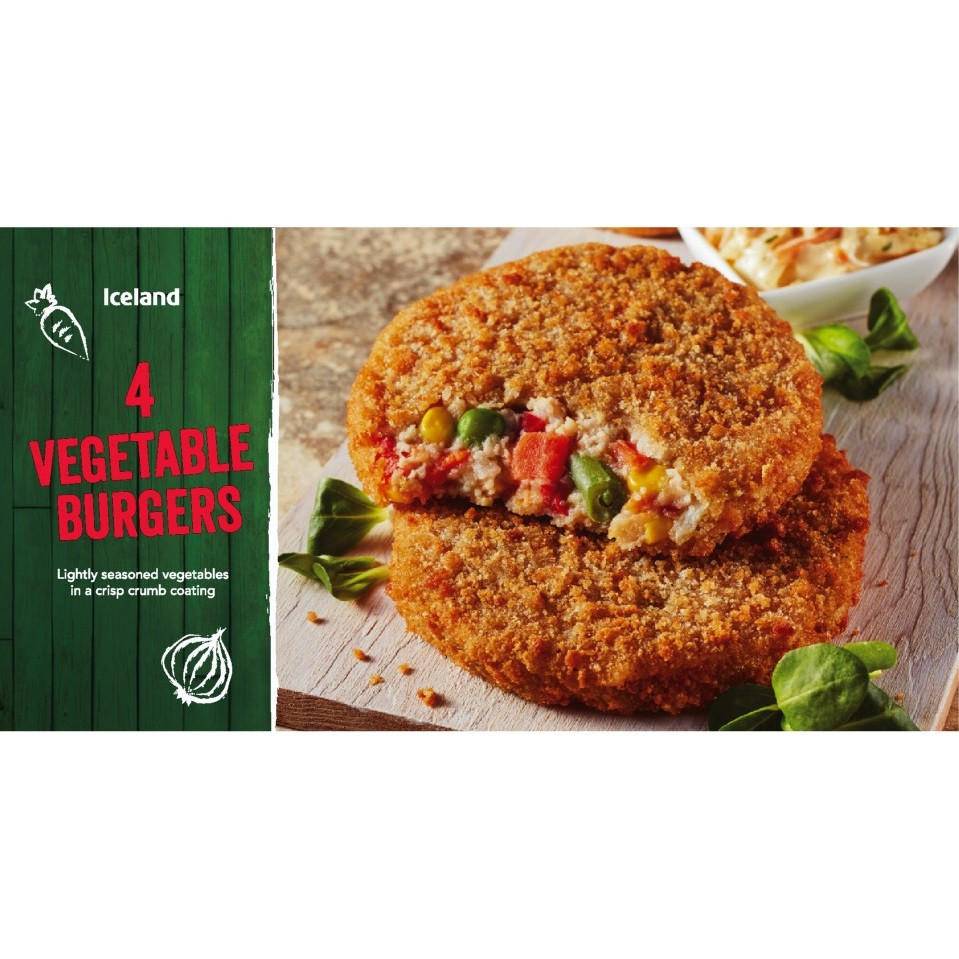 Iceland Vegetable Burgers (4 pack)