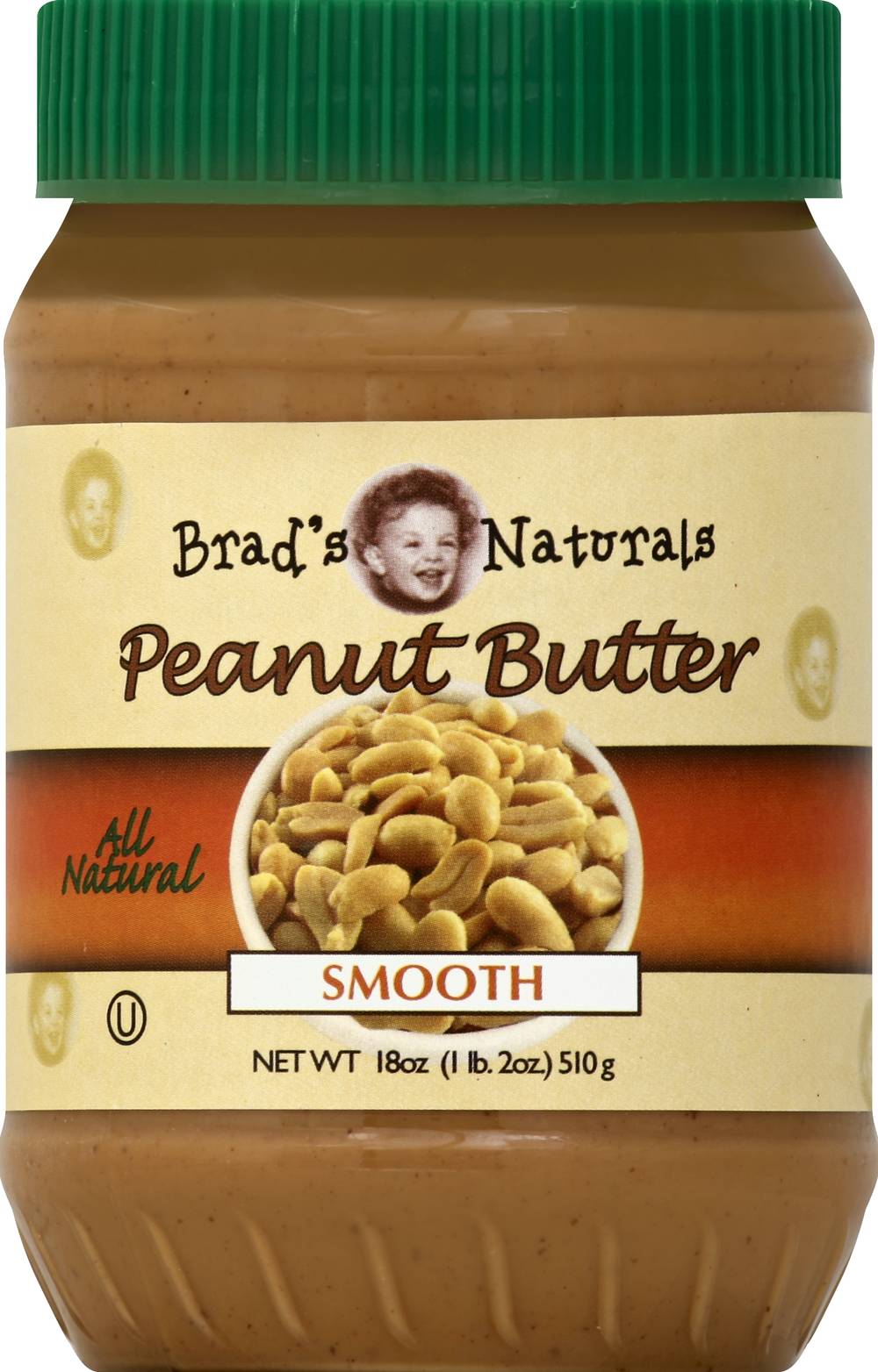 Brad's Natural All Natural Smooth Peanut Butter (1.12 lbs)