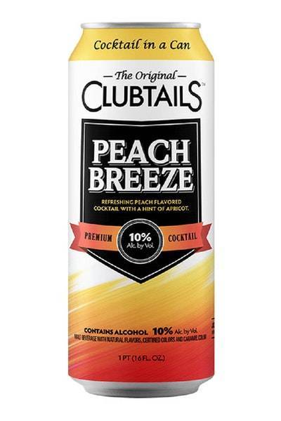 Clubtails Peach Breeze (16oz can)