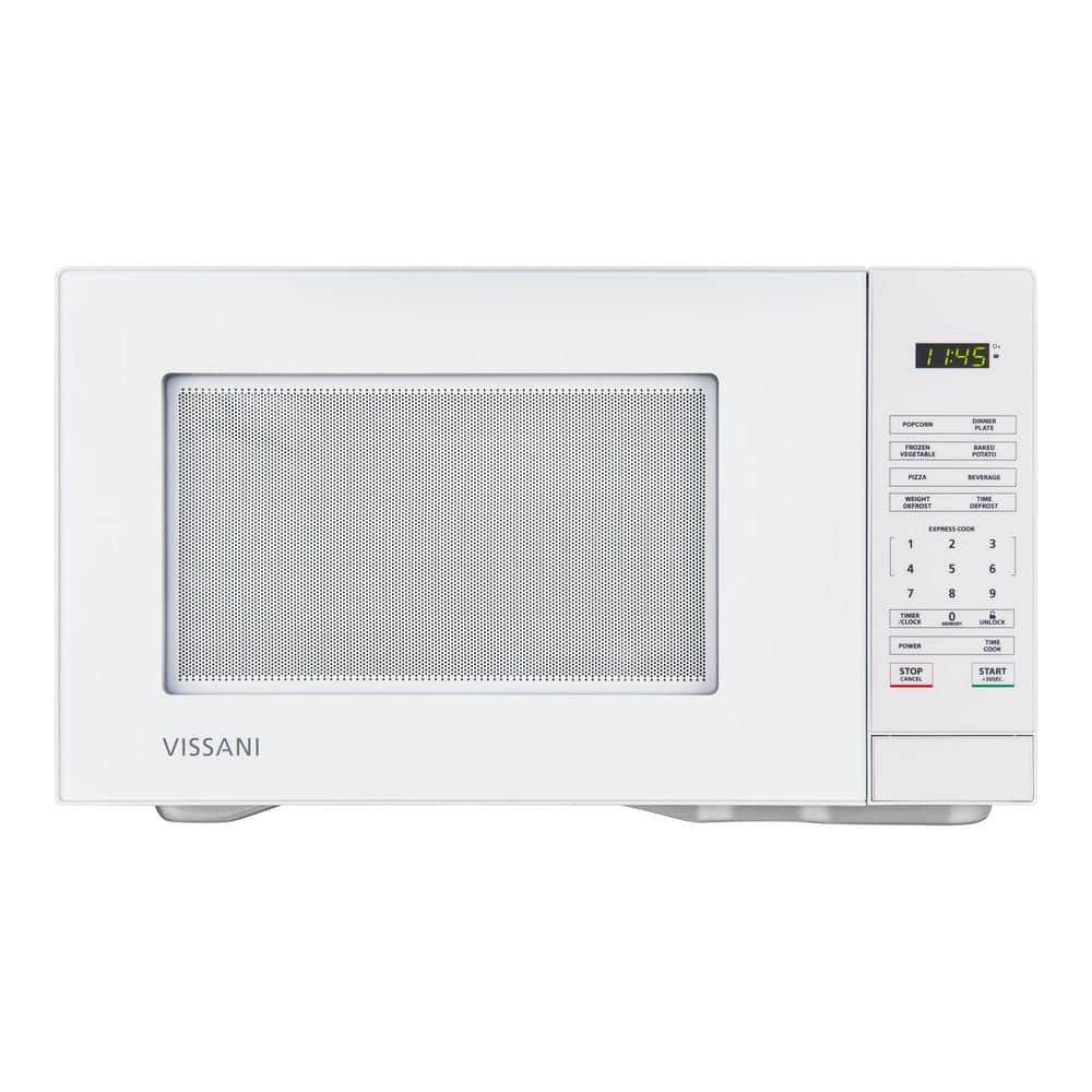 Vissani 1.1 Cu. Ft. Countertop Microwave Oven In White