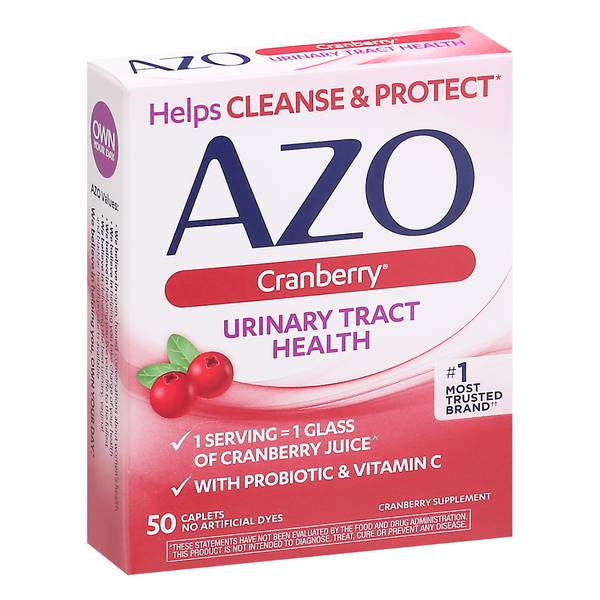 Azo Cranberry Urinary Tract Health Caplets (1.6 oz)