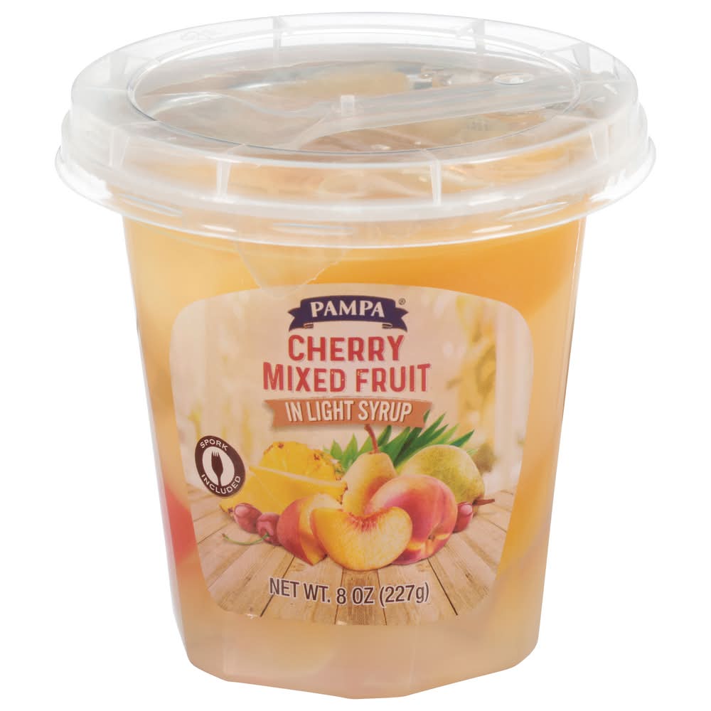 Pampa Cherry Mixed Fruit in Light Syrup (8 oz)