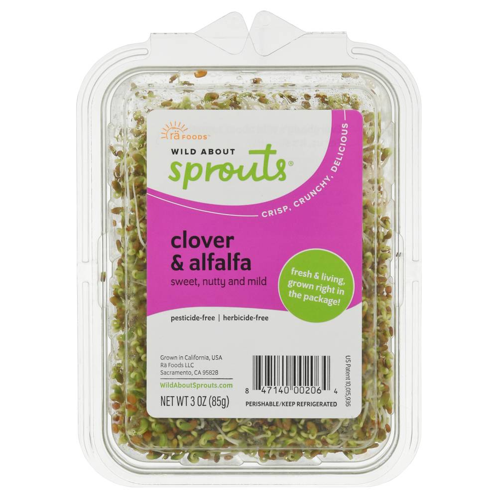 Rä Foods Wild About Sprouts Clover & Alfalfa