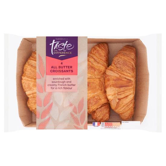 Sainsbury's Butter Croissants,  Taste the Difference x4