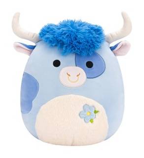 Squishmallows Bermayeh Ball With Fuzzy Belly and Flower Medium Plush Toy 3+ Up, 12 in, Assorted