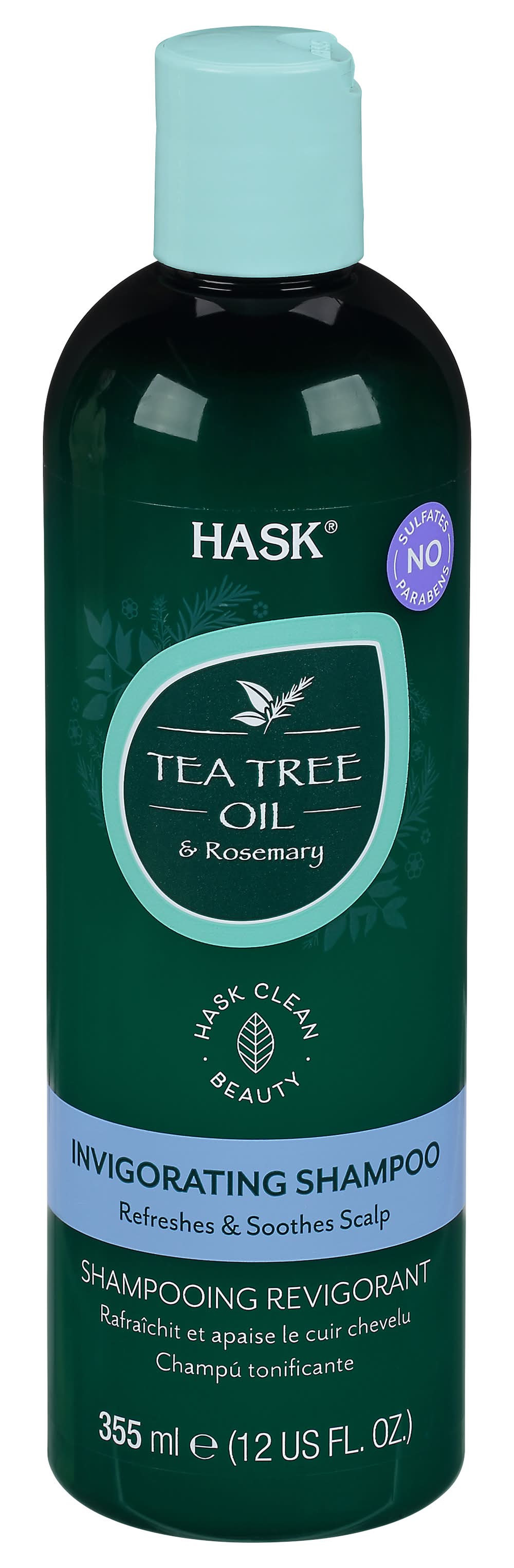 Hask Tea Tree & Rosemary Oil Invigorating Shampoo (355 ml)