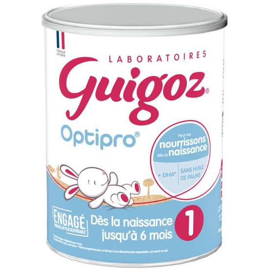 Guizo 1 Optipro Lait Infantile 1er âge dès la Naissance 830g