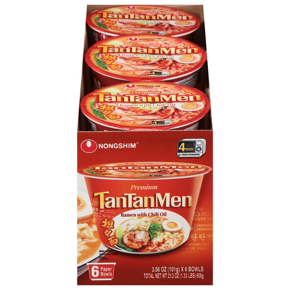 Nongshim Tantanmen Ramen With Chili Oil (1.33 lbs)