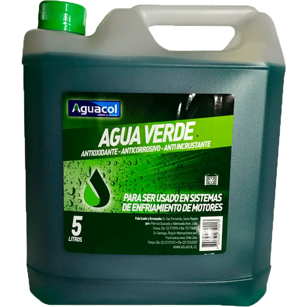Aguacol · Accesorios auto agua verde (5 kg)