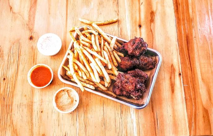 - 1/2 Dozen Wings + Fries