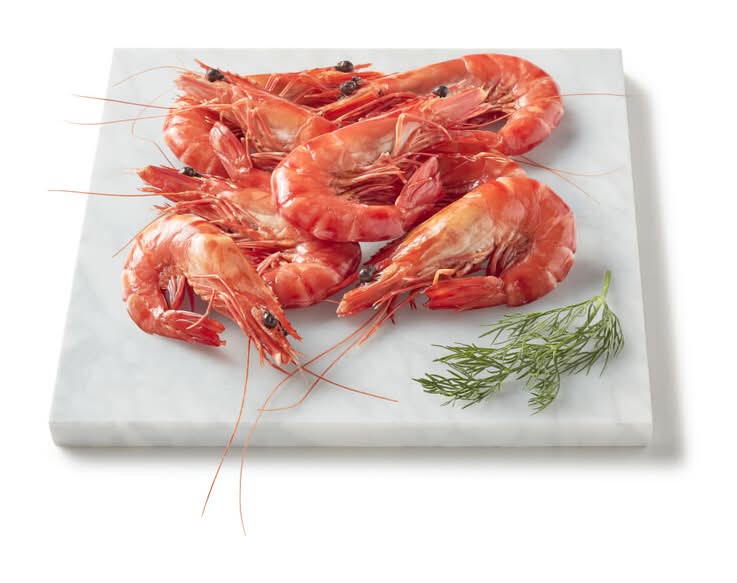 Coles Fresh Cooked Black Tiger Prawns approx. 250g