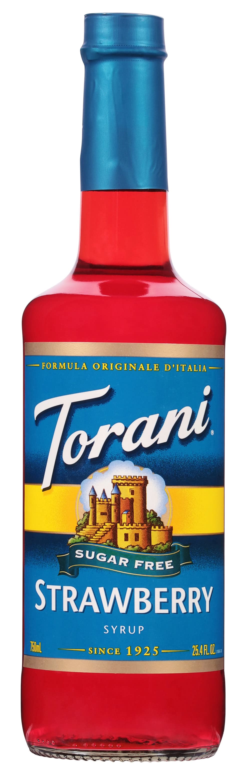Torani Sugar Free Strawberry Syrup (25.4 fl oz)