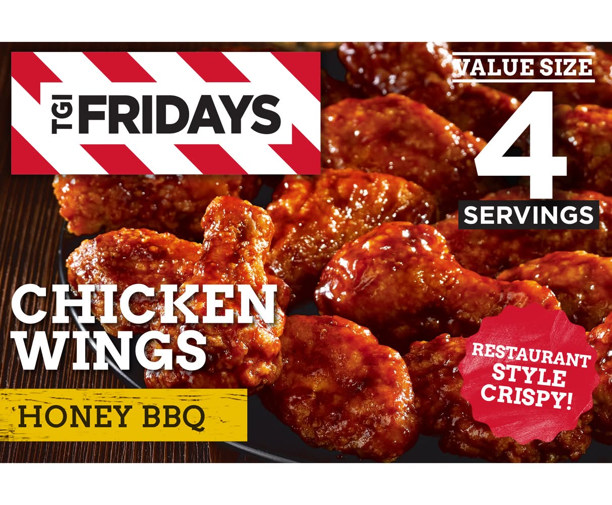TGI Friday's Honey Bbq Chicken Wings (25.5 oz)