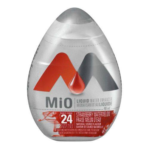 Mio aromatisant d'eau liquide au melon d'eau et fraise (48ml) - strawberry watermelon liquid water enhancer (48 ml)