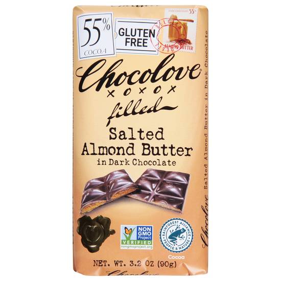 Chocolove Salted Almond Butter Dark Chocolate