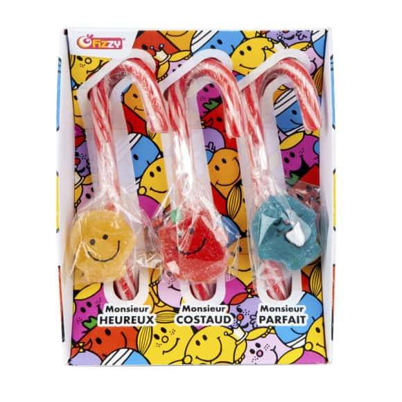 Fizzy Canes A Sucre Mr Et Mme Le Sachet De 66G