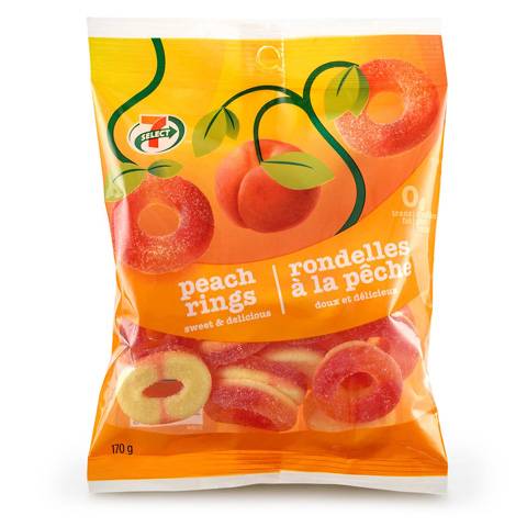 7-Select Gummie Peach Rings