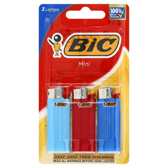 Bic Mini Lighters (3 ct)