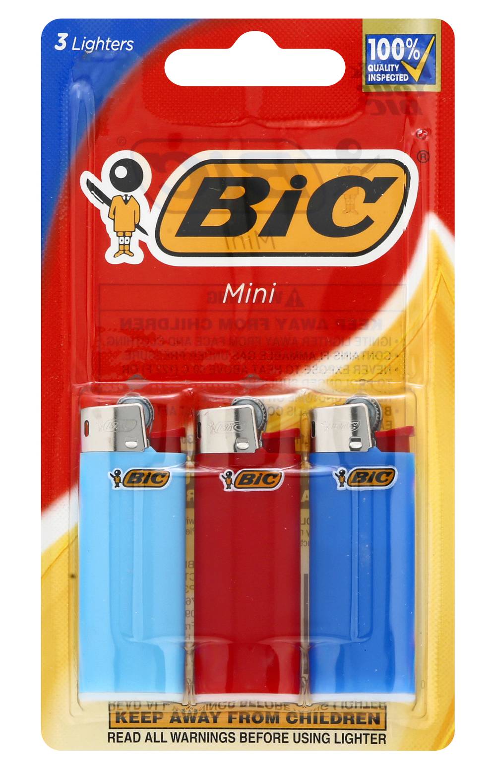 BiC Mini Lighters (3 ct)