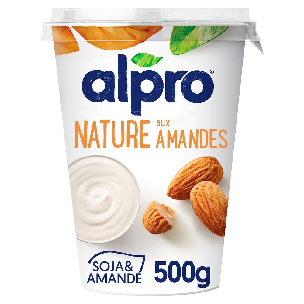 Alpro - Dessert aux légumes de soja naturel à l'amande