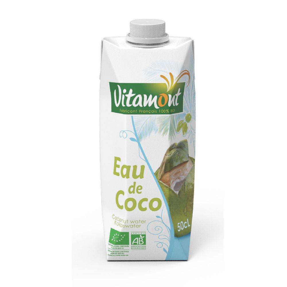 Vitamont - Eau de coco bio (500 ml)