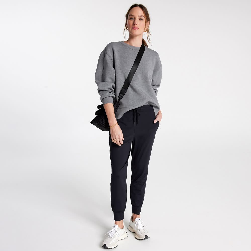 Calia Women's Effortless TrueFlex Jogger (Pure Ebony, S)