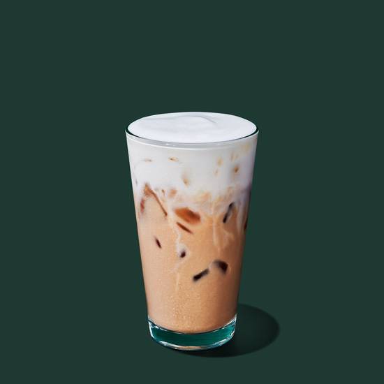 Iced Caramel Apple Cream Latte