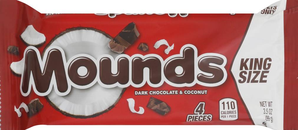 Mounds King Size Dark Chocolate & Coconut Candy Bar