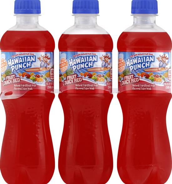 Hawaiian Punch Fruit Juicy Red, 20 fl oz bottle, Beverages