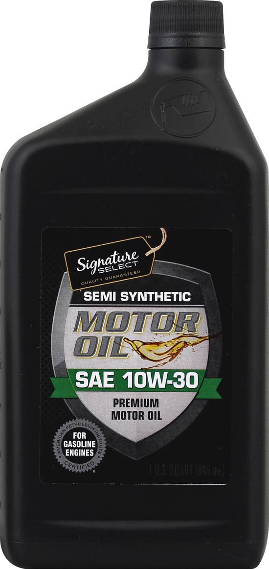 Signature Select Motor Oil Sae 10W-30 (1 quart)