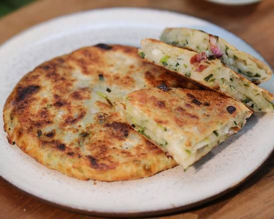 培仁蔬食-千層蔥油餅(五辛素)2入 Pei Ren Vegetable Food-Melaleuca Scallion Pancake For Two