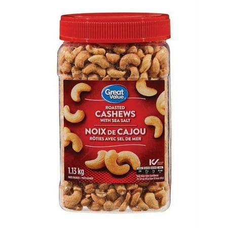 Great Value Roasted & Salted Cashews