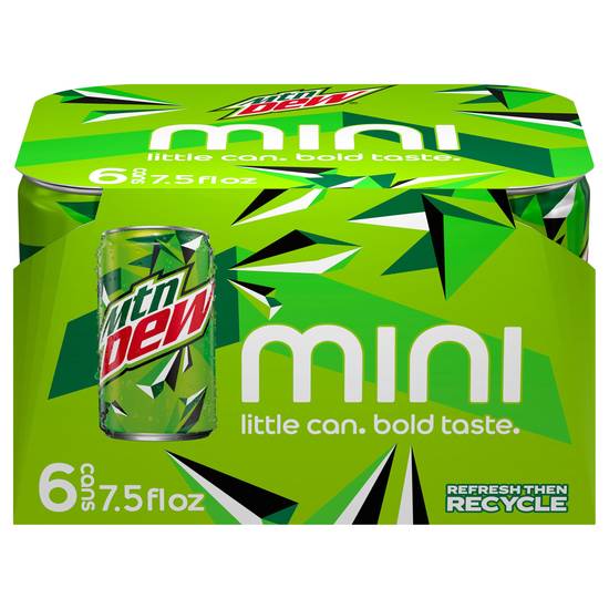 Mtn Dew Soda (6 ct, 7.5 fl oz) (citrus)